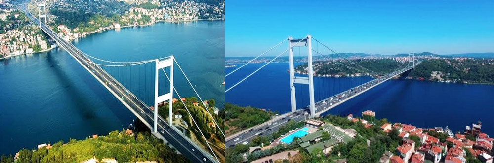 پل‌های رو دریای مرمره استانبول