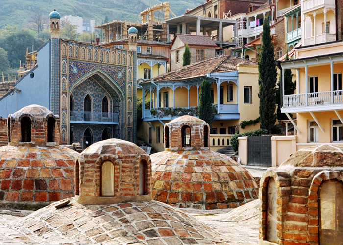 معرفی حمام های گوگردی تفلیس گرجستان (Tbilisi sulfuric bath)