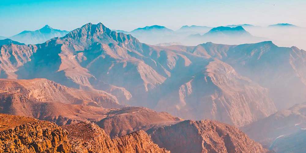کوه های جِبل جِیس Jebel Jais امارات