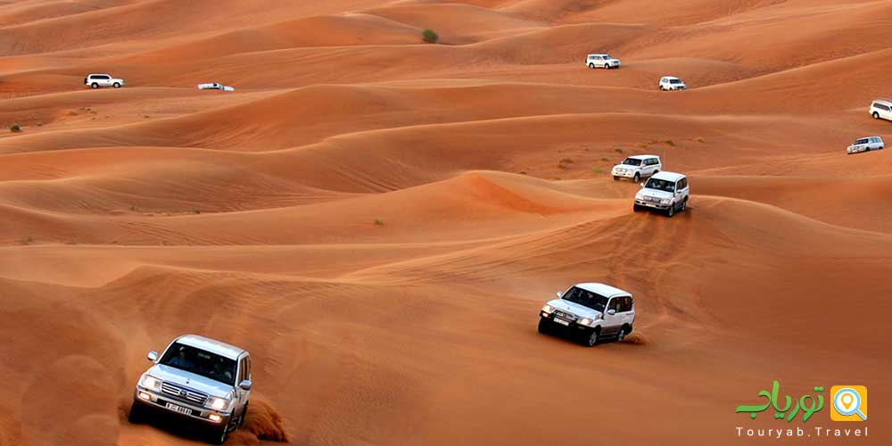 پنج فعالیت جذاب در بیابان های دبی