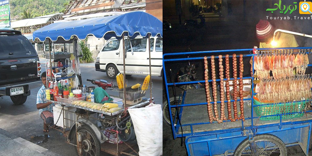 فروشندگان خیابانی در پاتایا