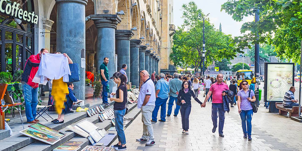 خیابان روستاولی (معروفترین خیابان گرجستان)