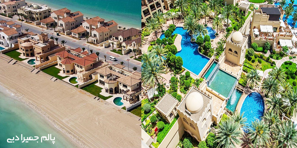 ساختار تنه ی درخت نخل پالم جمیرا