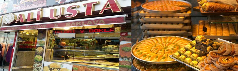 علی اوستا بورما کادایف Ali Usta Burma Kadayıf & Baklava