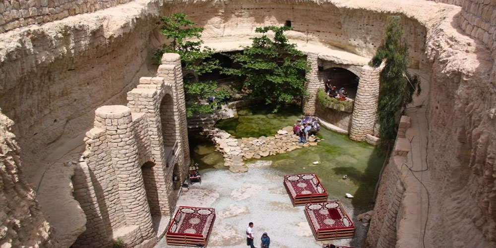 کاریز شهری در عمق زمین در کیش