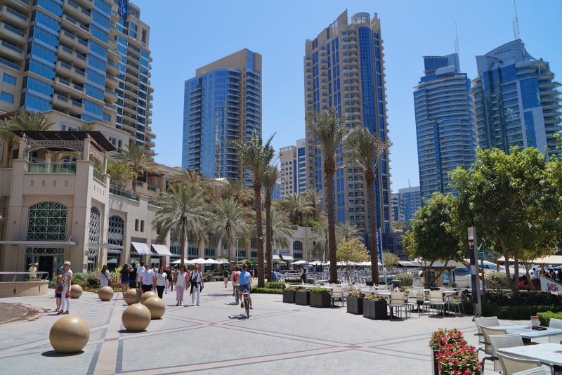 تماشا و قدم زدن در JBR