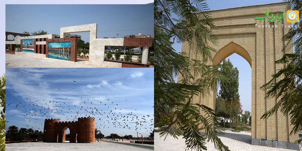 باغ راه ایرانی کیش، جلوه‌ فرهنگی جزیره