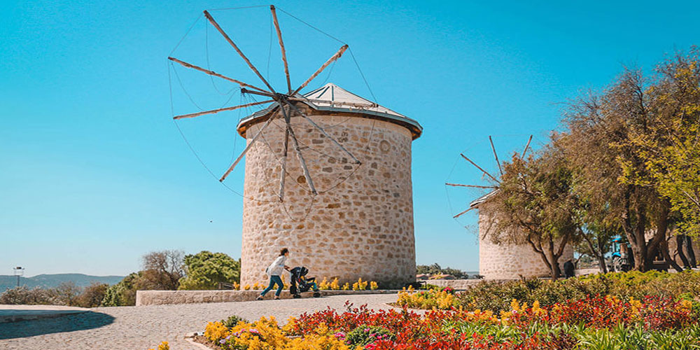 آلاچاتی ترکیه روستای کارت پستال مدیترانه