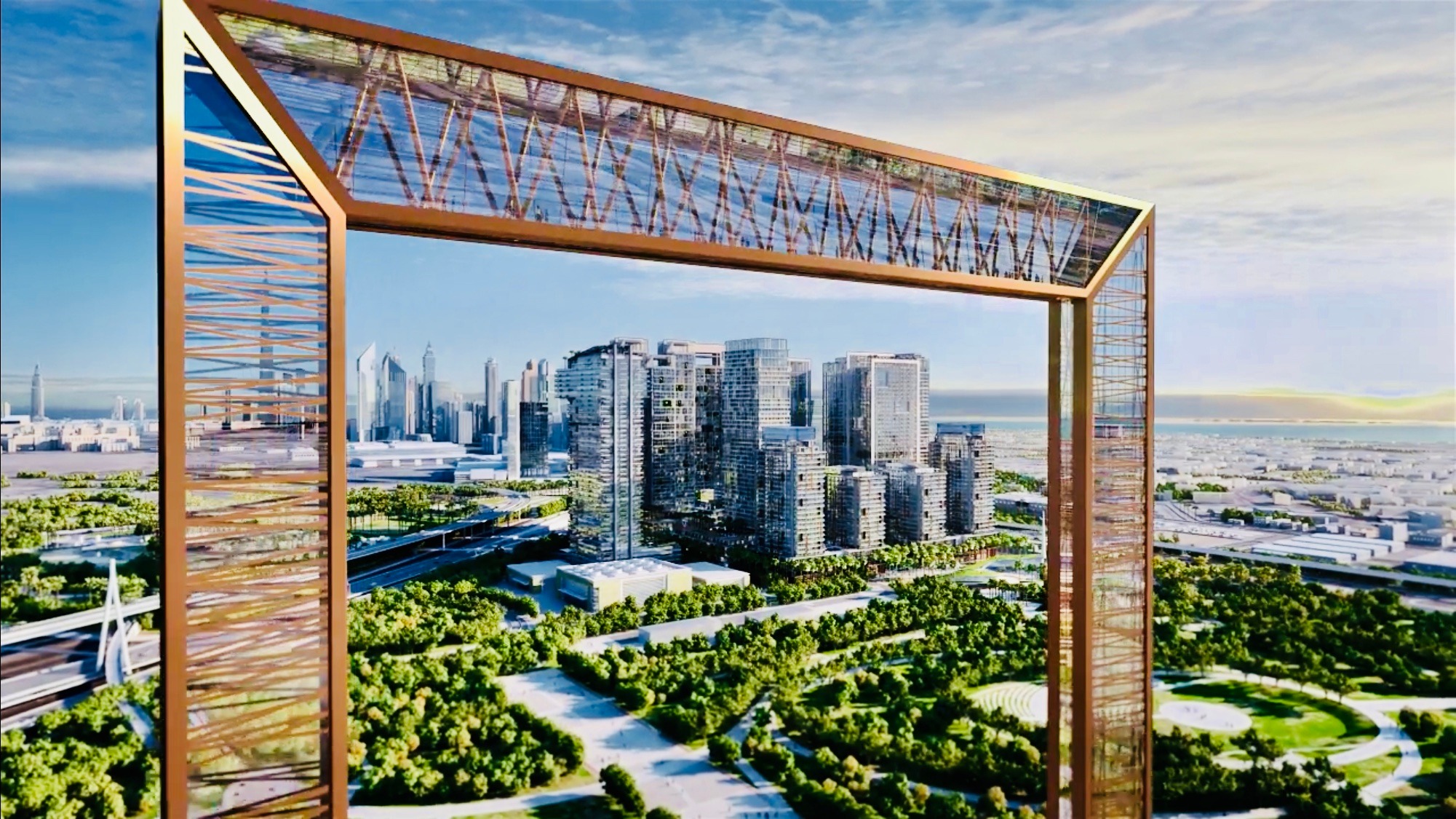 قاب دبی امارات (DUBAI FRAME)
